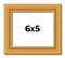 6x5 Solid Wood Antique Picture Frame with UV-Resistant Acrylic & Acid-Free Backing, Available in 4 Finishes: Bronze, Gold, Silver, and Gold with Black